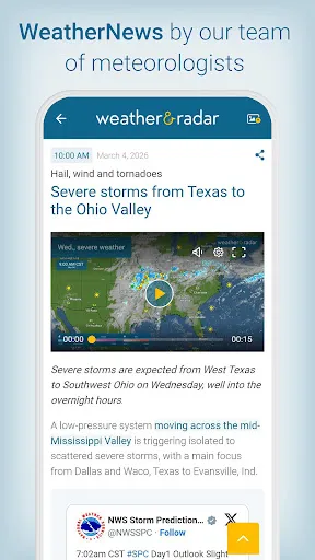 Weather & Radar Forecast screenshot