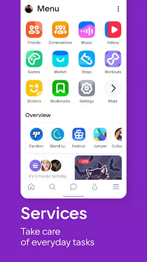 VK: music, video, messenger screenshot