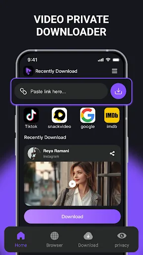 Video Private Downloader screenshot