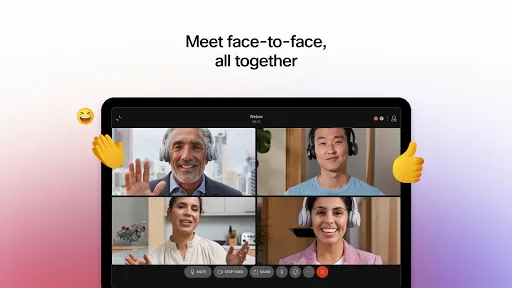 Webex screenshot