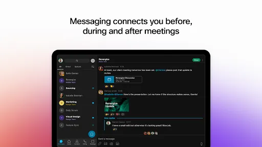 Webex screenshot