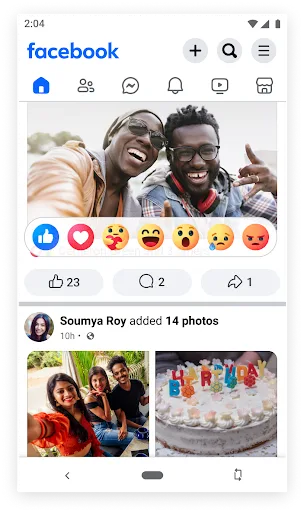 Facebook Lite screenshot