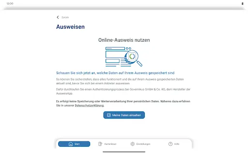 AusweisApp Bund screenshot
