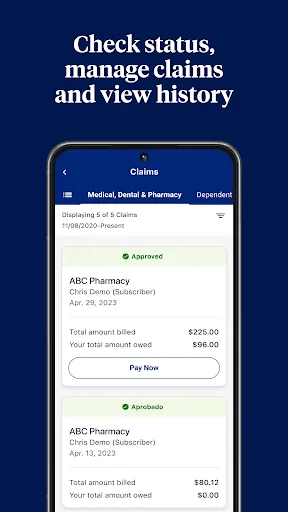 UnitedHealthcare screenshot