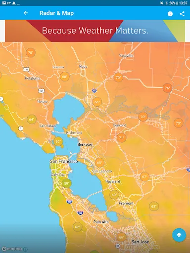 Weather data & microclimate : screenshot