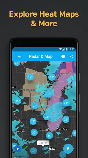 Weather data & microclimate : screenshot