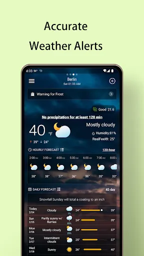 Local Weather Forecast - Radar screenshot