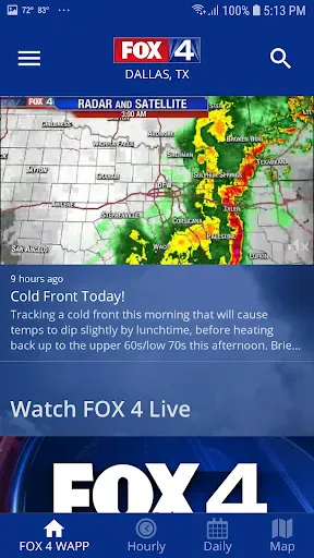 FOX 4: DFW WAPP - Weather screenshot