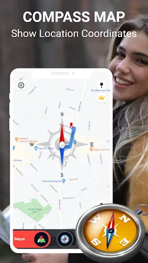 Compass360: Smart Compass tool screenshot