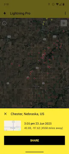 My Lightning Tracker & Alerts screenshot