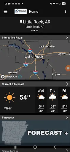Arkansas Weather Network screenshot