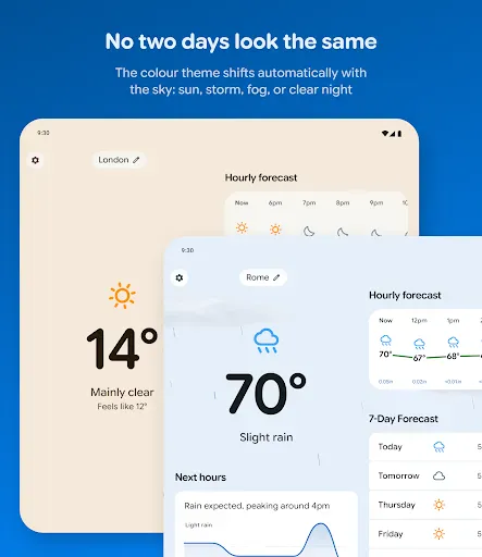Gradient Weather screenshot