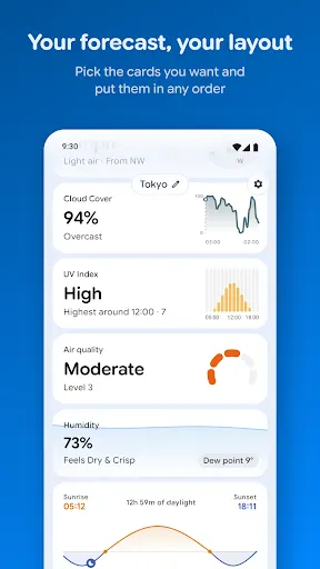 Gradient Weather screenshot