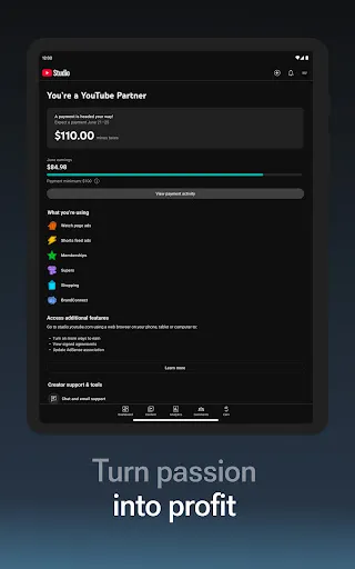 YouTube Studio screenshot
