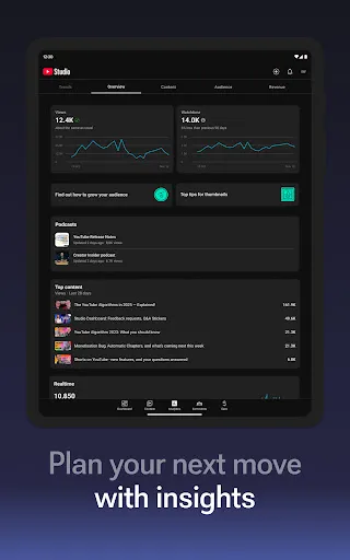 YouTube Studio screenshot