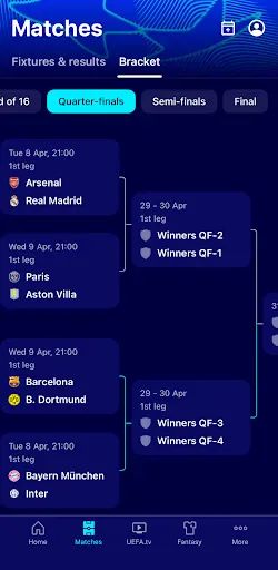 UEFA Champions League Official screenshot