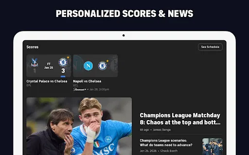 CBS Sports: Live Scores & News screenshot