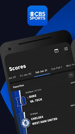 CBS Sports: Live Scores & News screenshot