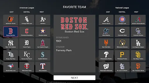 MLB screenshot