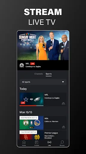 NBC Sports screenshot