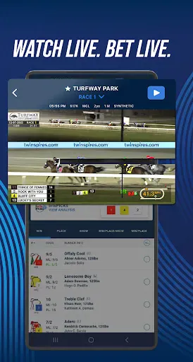 TwinSpires Horse Race Betting screenshot