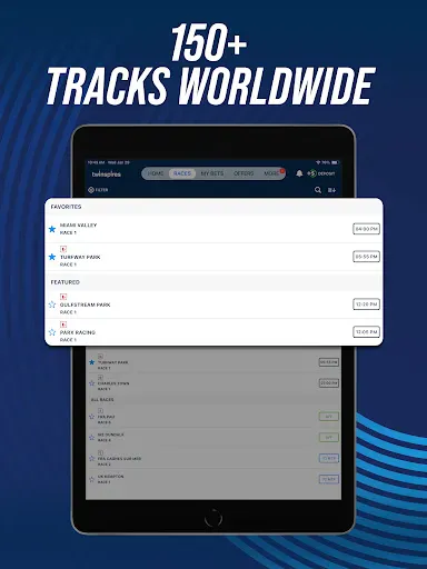 TwinSpires Horse Race Betting screenshot