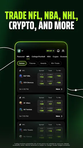 DraftKings Predictions screenshot