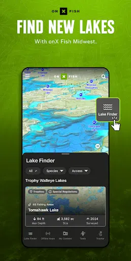 onX Fish: Midwest Fishing App screenshot
