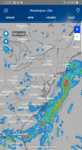 Weather Radar - Windy, rain ra screenshot