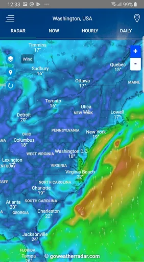 Weather Radar - Windy, rain ra screenshot