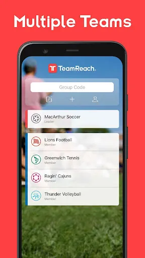 TeamReach - Your Team App screenshot