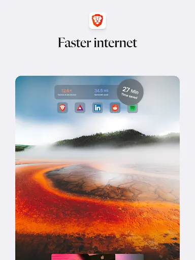 Brave Private Web Browser, VPN screenshot