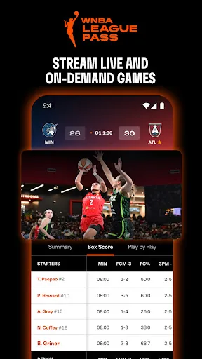 WNBA - Live Games & Scores screenshot
