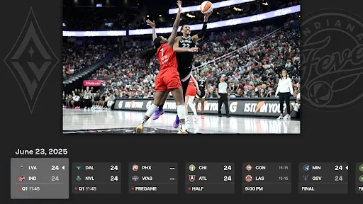 WNBA - Live Games & Scores screenshot