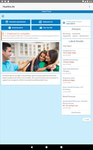 HealtheLife screenshot