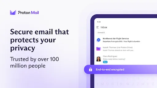 Proton Mail: Encrypted Email screenshot