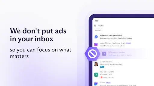 Proton Mail: Encrypted Email screenshot