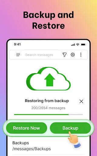 Messages: SMS, Messenger Home screenshot