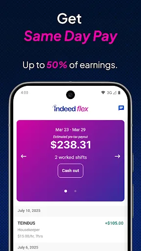 Indeed Flex screenshot