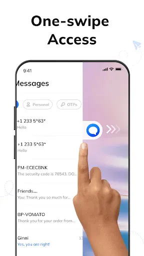 Messages: Text SMS Home App screenshot