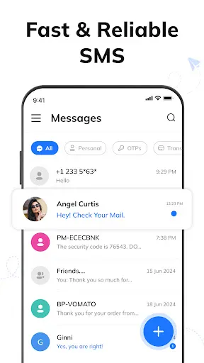 Messages: Text SMS Home App screenshot