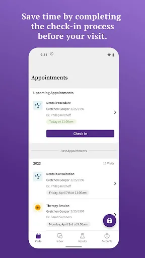 athenaPatient screenshot