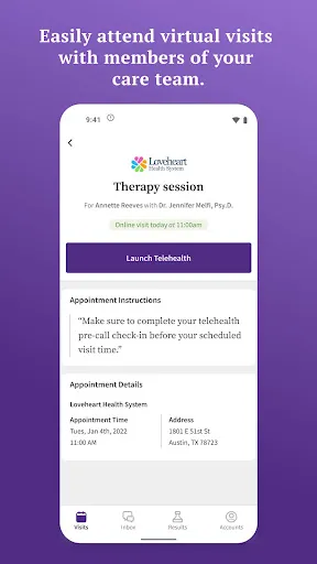 athenaPatient screenshot