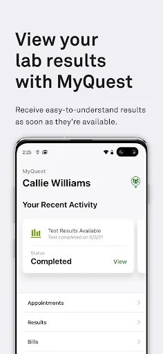 MyQuest for Patients screenshot