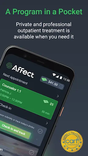 Affect: Addiction Recovery screenshot