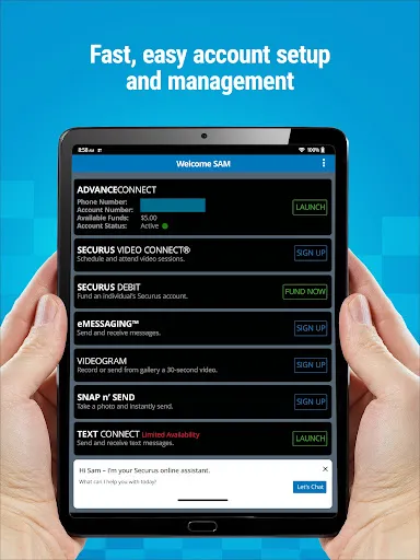 Securus Mobile screenshot