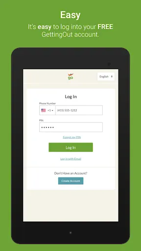 GettingOut Visits screenshot