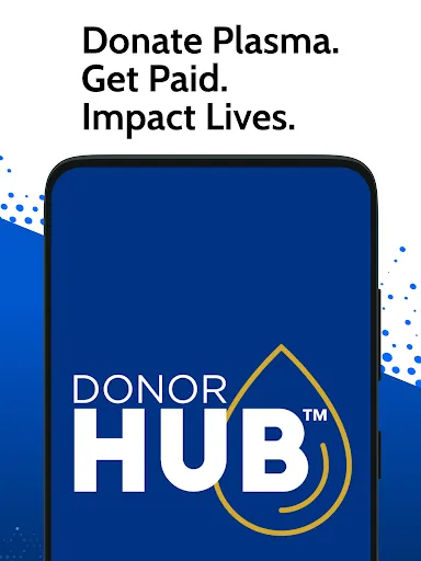 Grifols Plasma Donor Hub screenshot