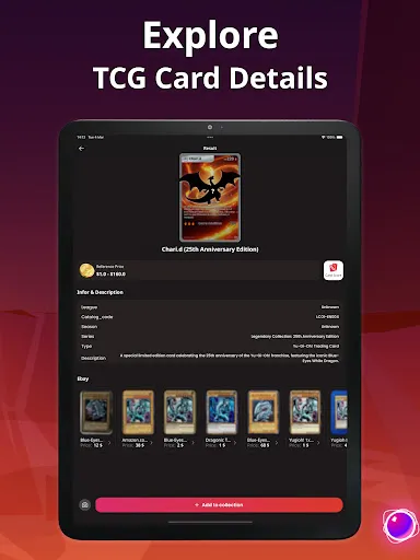 TCG Card Scanner TCG Collector screenshot