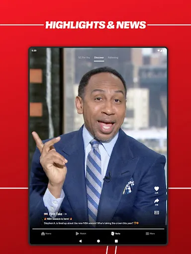 ESPN screenshot